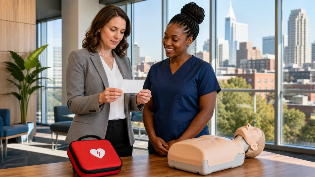 Durham, NC CPR Acceptance: AHA vs. Red Cross, Online Rules, HR Card Checks